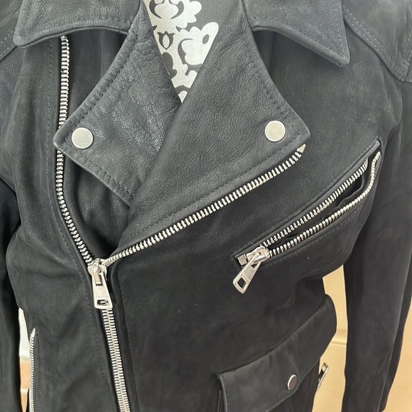 ORCIANI  LEATHER  JACKET SIZE 40 - Picture 5 of 10